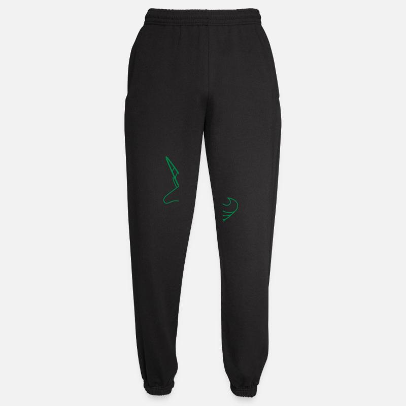 Einhornkopf - Unisex Jogginghose - Schwarz