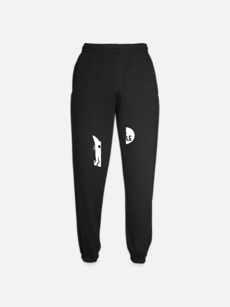 Comic cat ew people - Unisex Joggers - black