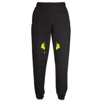 blume hibiskus aloha - Unisex Jogginghose - Schwarz - Vorne - AI Model Female 172 light (172cm)