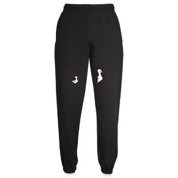pixel enten - Unisex Jogginghose - Schwarz - Vorne - AI Model Female 172 light (172cm)