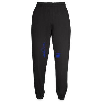 Süßes Nerd Brille Küken Vogel Sitzt auf Keyboard - Unisex Jogginghose - Schwarz - Vorne - AI Model Female 172 light (172cm)