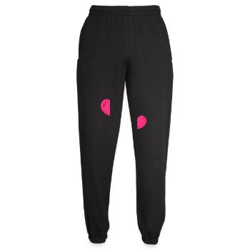 Herzen - Unisex Jogginghose - Schwarz - Vorne - AI Model Female 172 light (172cm)
