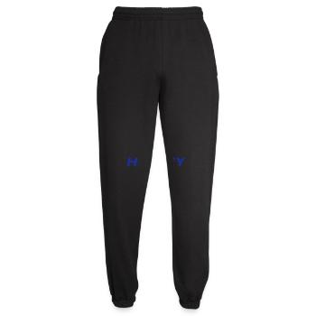 hockey - Unisex Joggers - black - Front - AI Model Female 172 light (172cm)