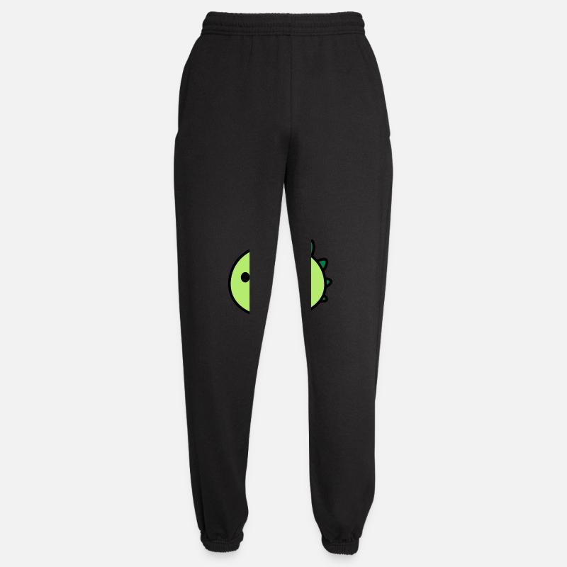 dinosaurier kopf gesicht - Unisex Jogginghose - Schwarz