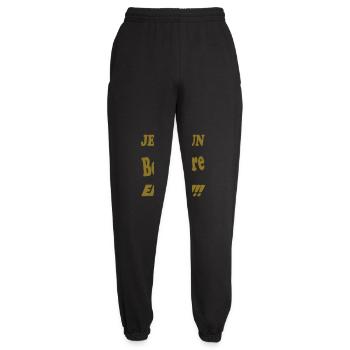 A golden father-in-law - Unisex Joggers - black - Front - AI Model Female 172 light (172cm)