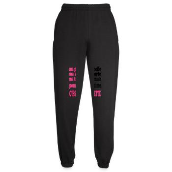 Meine SCHWESTER ist wunderschön - Unisex Jogginghose - Schwarz - Vorne - AI Model Female 172 light (172cm)