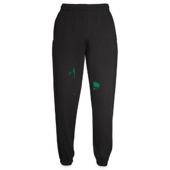 DJ Caterpillar Vinyl Record Sunglasses Party Music - Unisex Joggers - black - Front - AI Model Female 172 light (172cm)