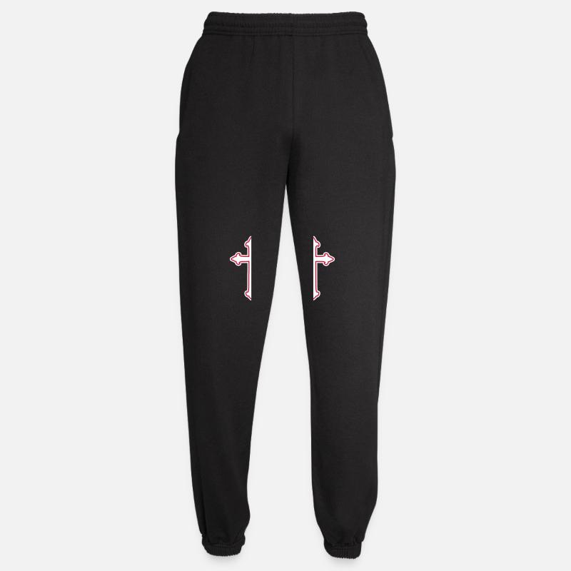 Croix Symbole Christianisme - Pantalon de jogging unisexe - noir