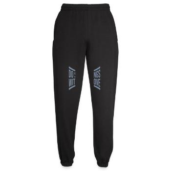Quote do small things - Unisex Joggers - black - Front - AI Model Female 172 light (172cm)
