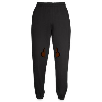 coole kacke - Unisex Jogginghose - Schwarz - Vorne - AI Model Female 172 light (172cm)