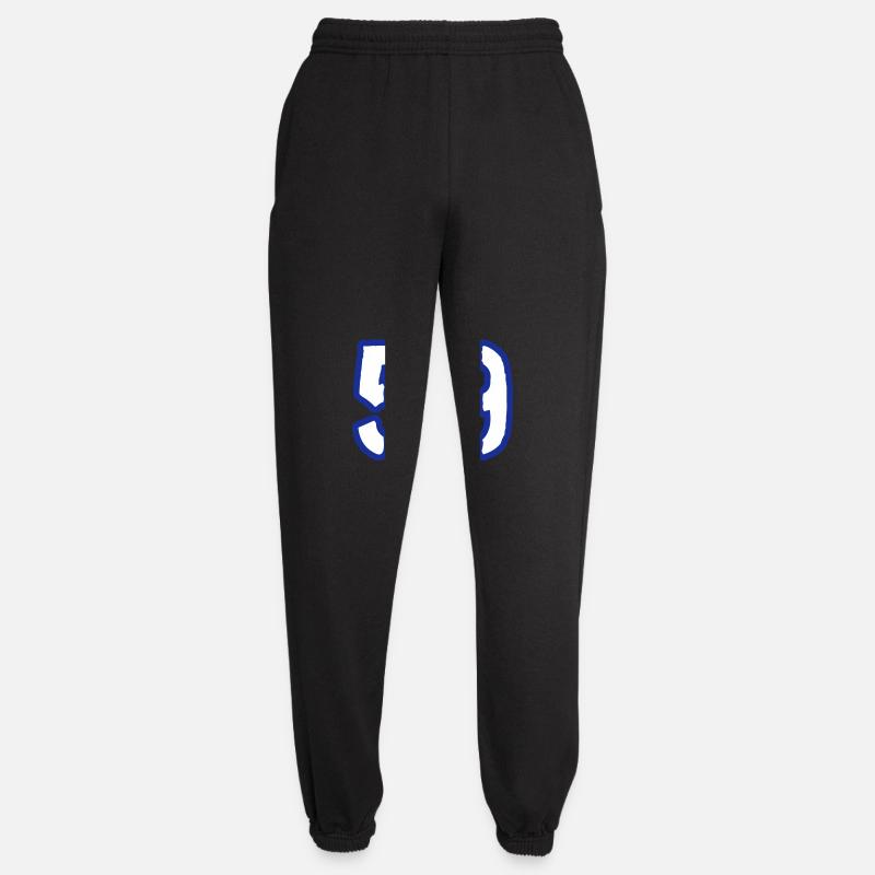 59 Zahl Symbol - Unisex Jogginghose - Schwarz