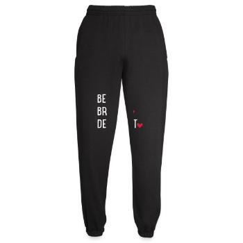 Best brother in the world - Unisex Joggers - black - Front - AI Model Female 172 light (172cm)