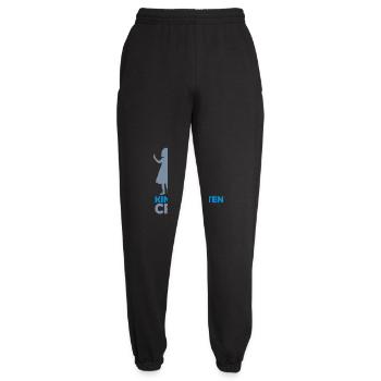 2 frères et sœurs Kindergarten Crew - Pantalon de jogging unisexe - noir - Devant - AI Model Female 172 light (172cm)