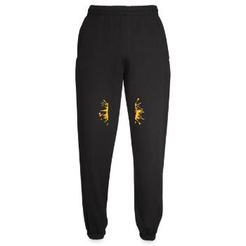 crypto is for virgins - Unisex Joggers - black - Front - AI Model Female 172 light (172cm)
