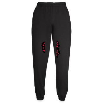 Poland Love 02 - Unisex Joggers - black - Front - AI Model Female 172 light (172cm)
