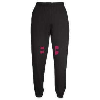 Puzzle Love - Unisex Joggers - black - Front - AI Model Female 172 light (172cm)