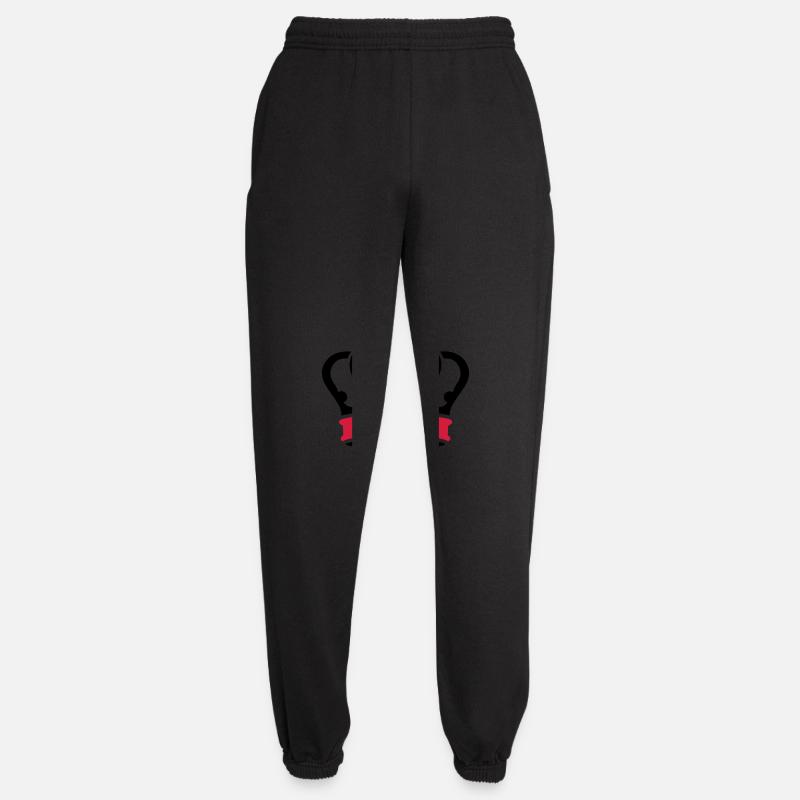 Krone König Symbol - Unisex Jogginghose - Schwarz