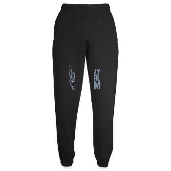 Heavy Metal Mom Logo - Unisex Jogginghose - Schwarz - Vorne - AI Model Female 172 light (172cm)
