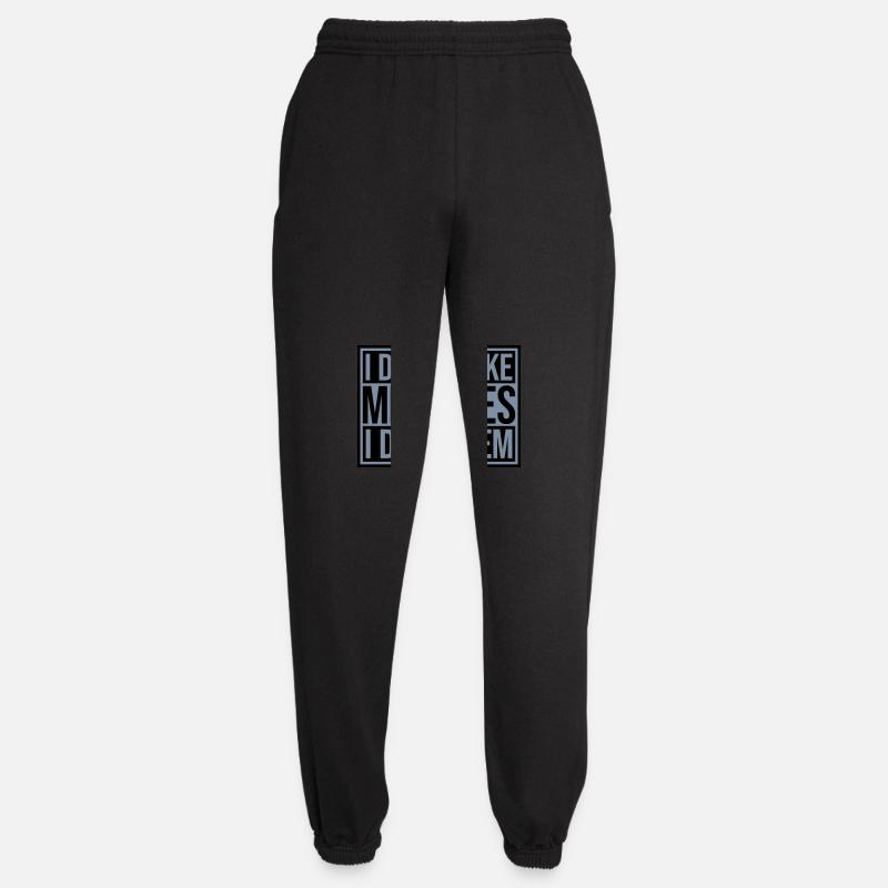 Date Erreurs Citation Logo - Pantalon de jogging unisexe - noir