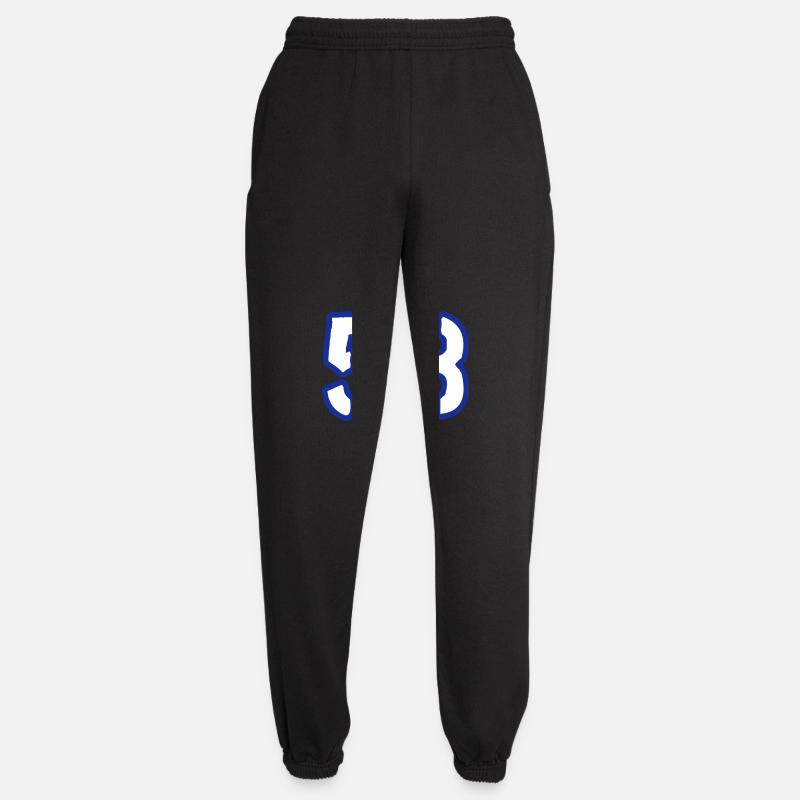 53 Number Symbol - Unisex Joggers - black