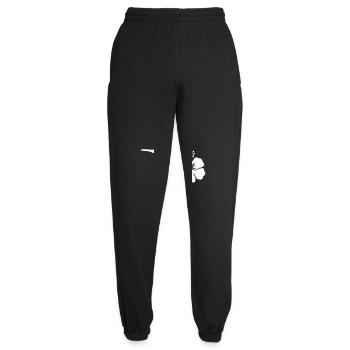 Kolibri Vogel Hibiskus Blume - Unisex Jogginghose - Schwarz - Vorne - AI Model Female 172 light (172cm)
