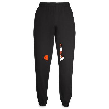 3 Renards Amis Famille Trois Enfants Équipe Mignon - Pantalon de jogging unisexe - noir - Devant - AI Model Female 172 light (172cm)
