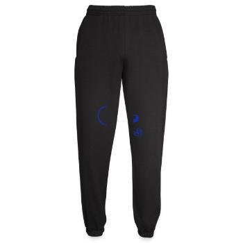 Souris Fête d’anniversaire Fête d’anniversaire Chapeau de fête - Pantalon de jogging unisexe - noir - Devant - AI Model Female 172 light (172cm)