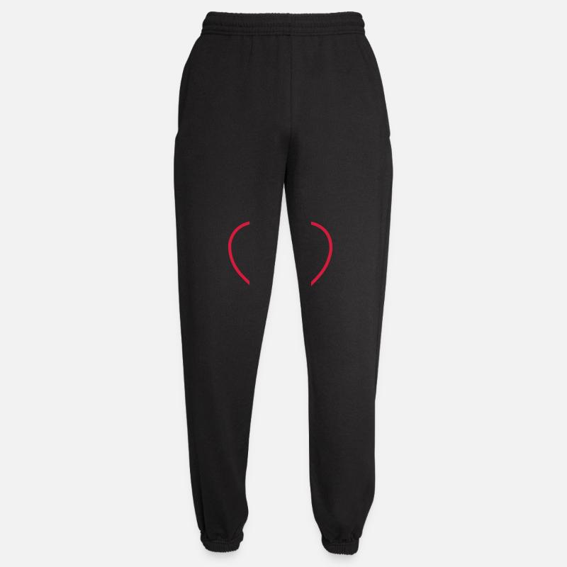 herz - Unisex Jogginghose - Schwarz