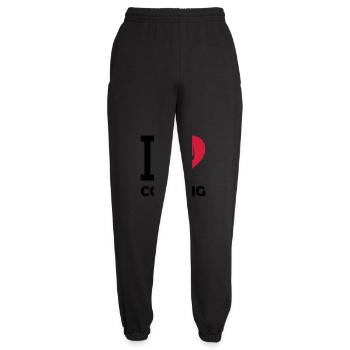 J’adore cuisiner 02 - Pantalon de jogging unisexe - noir - Devant - AI Model Female 172 light (172cm)