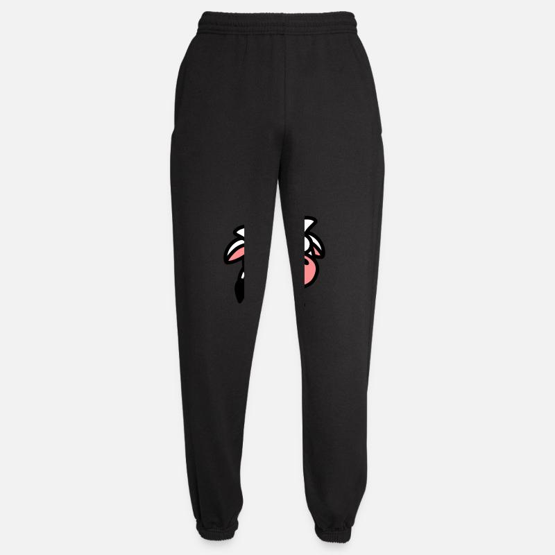 smiley_cow_3c - Unisex Joggers - black