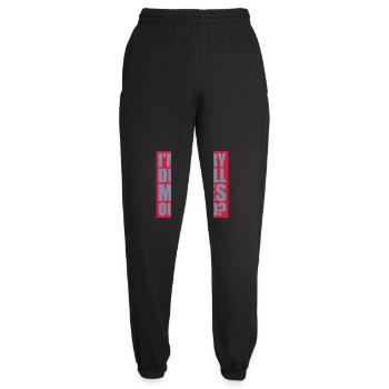 Roll My Eyes Out - Unisex Jogginghose - Schwarz - Vorne - AI Model Female 172 light (172cm)