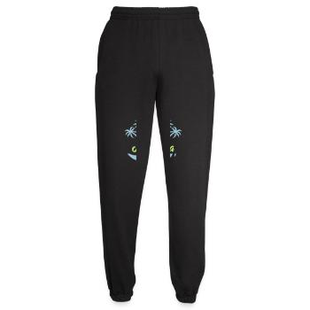 mallorca 02 - Unisex Jogginghose - Schwarz - Vorne - AI Model Female 172 light (172cm)