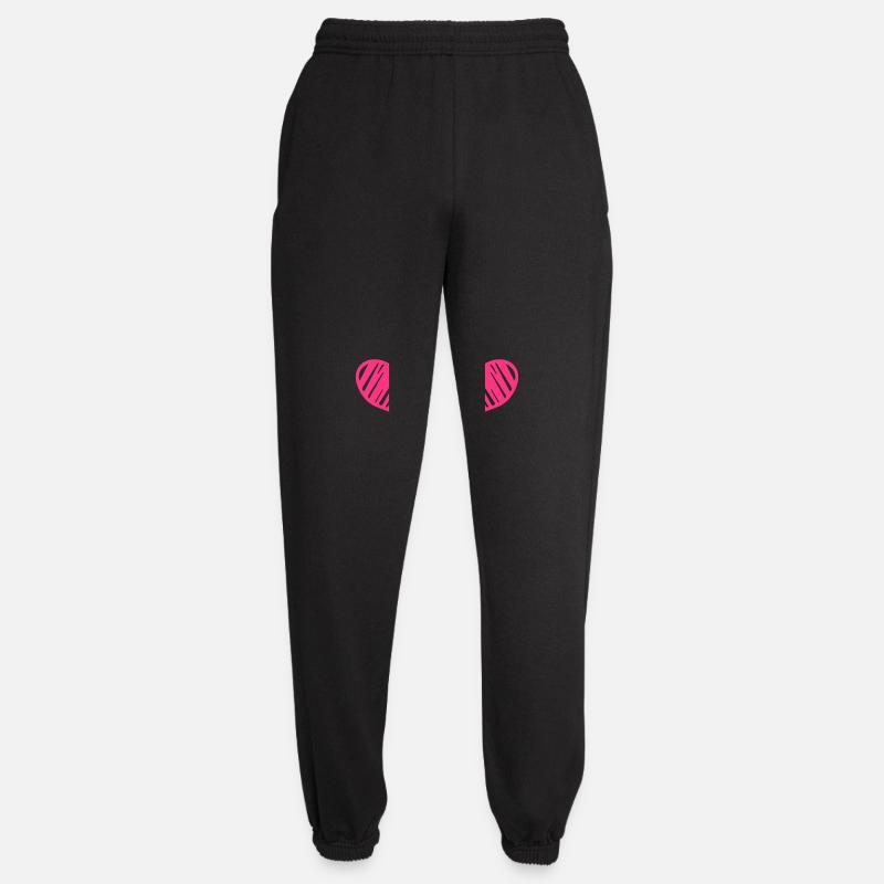 herzen - Unisex Jogginghose - Schwarz