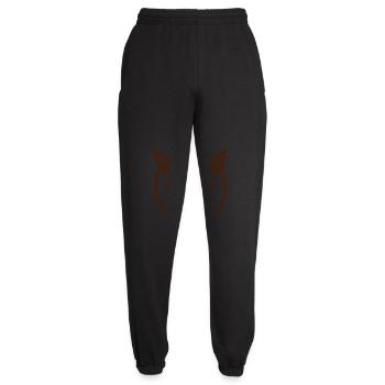 mignon fille chat jolie arc femme femme - Pantalon de jogging unisexe - noir - Devant - AI Model Female 172 light (172cm)
