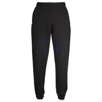 Bunny Tired Confused Relaxed Red Dark Circles Chill - Unisex Joggers - black - Front - AI Model Female 172 light (172cm)