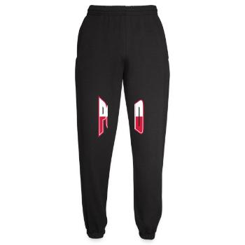 polen poland text design logo fan feiern party bal - Unisex Jogginghose - Schwarz - Vorne - AI Model Female 172 light (172cm)