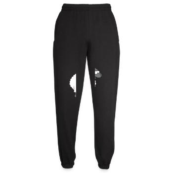 Witziges Schlaf Schaf - Unisex Jogginghose - Schwarz - Vorne - AI Model Female 172 light (172cm)