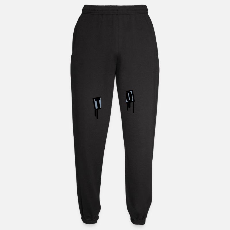 Techno Stamp Drops - Unisex Joggers - black