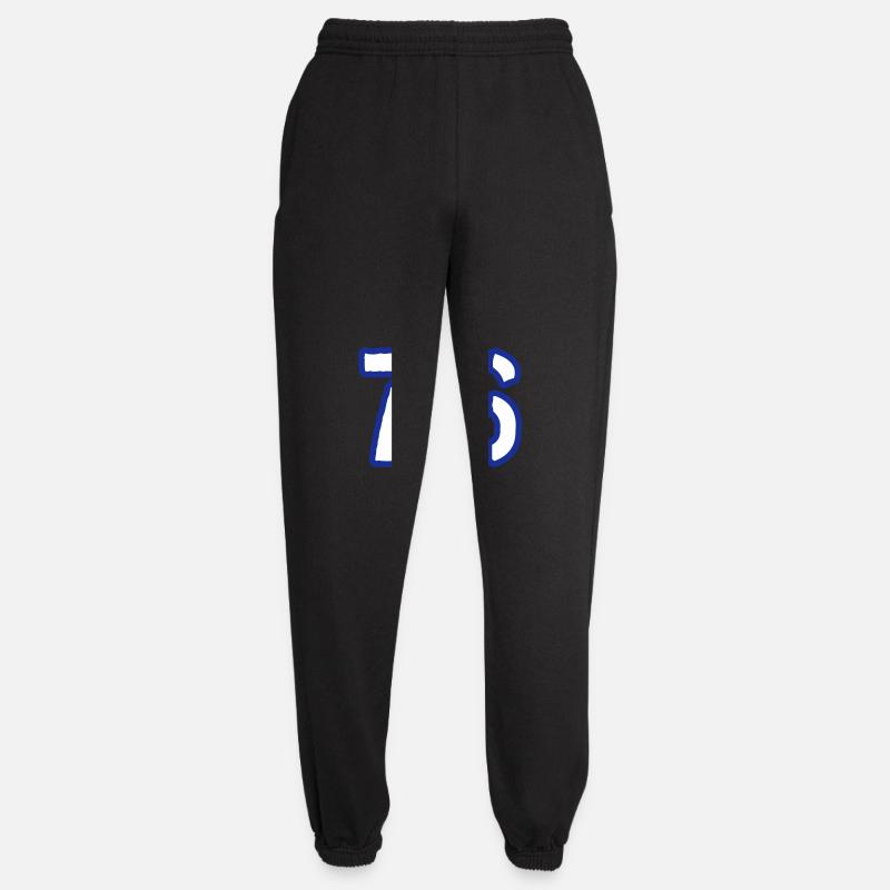 76 Symbole numérique - Pantalon de jogging unisexe - noir