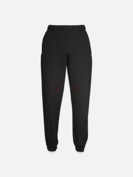 vän lag, bunny, fågel, fågel 2, två händer, hållning - Joggingbyxor unisex - svart