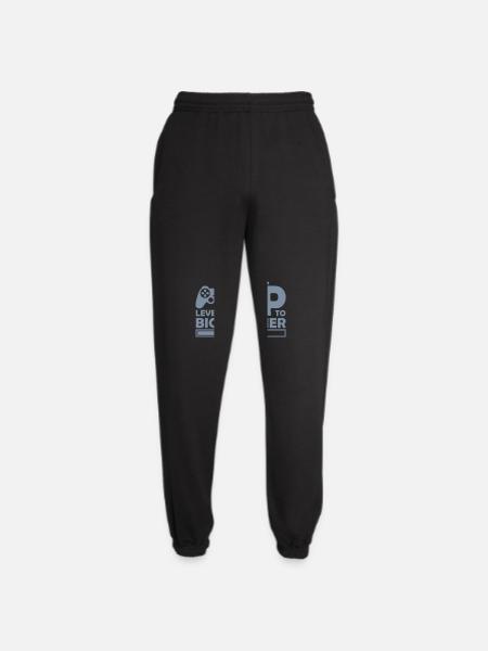 Leveling up big brother - Unisex Jogginghose - Schwarz