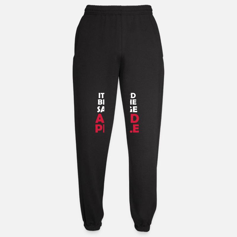 being old people age - Unisex Joggers - black