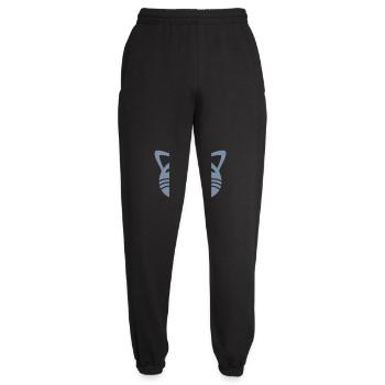 Haustier Katze Gesicht glücklich - Unisex Jogginghose - Schwarz - Vorne - AI Model Female 172 light (172cm)