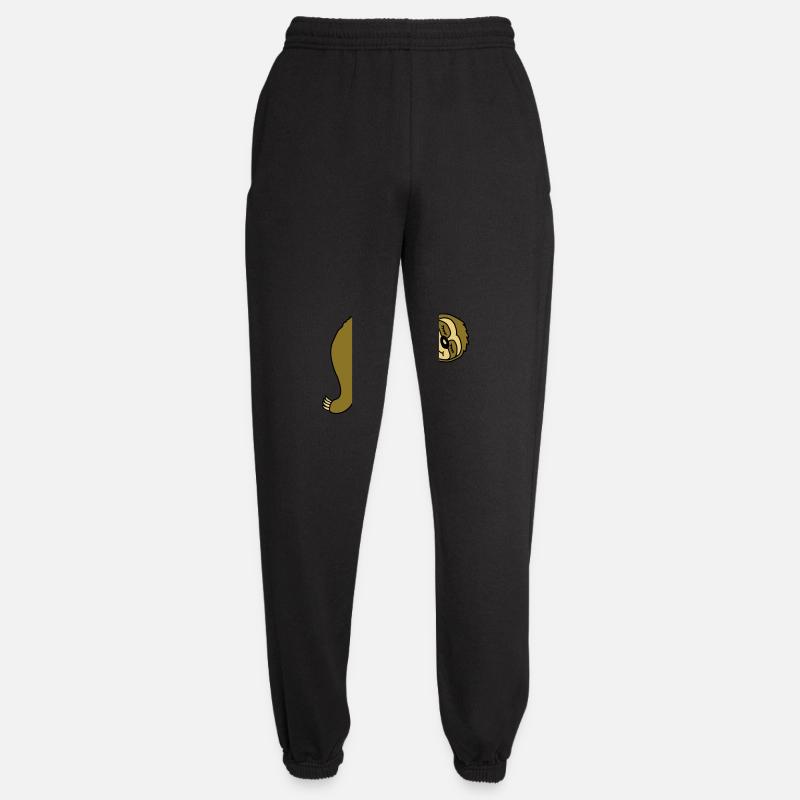 Lying tired sloth sleeps - Unisex Joggers - black