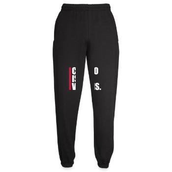 crypto is for virgins - Unisex Joggers - black - Front - AI Model Female 172 light (172cm)