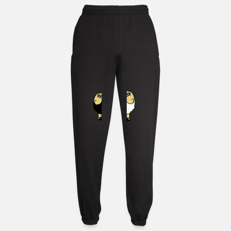 2 Équipe d’amis offensés sceptiques - Pantalon de jogging unisexe - noir