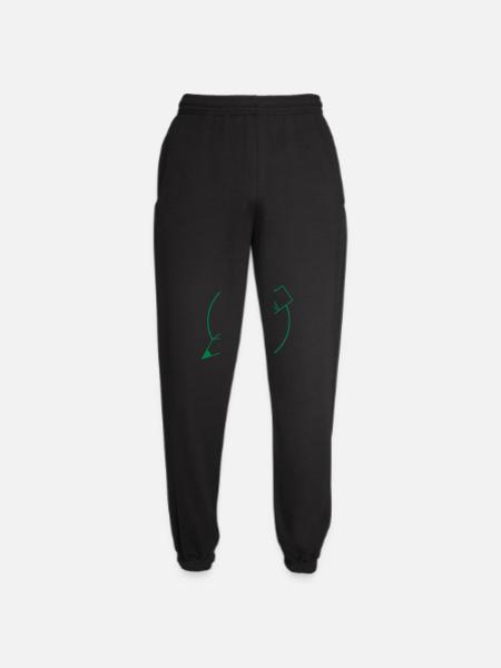 pencil circle - Unisex Joggers - black