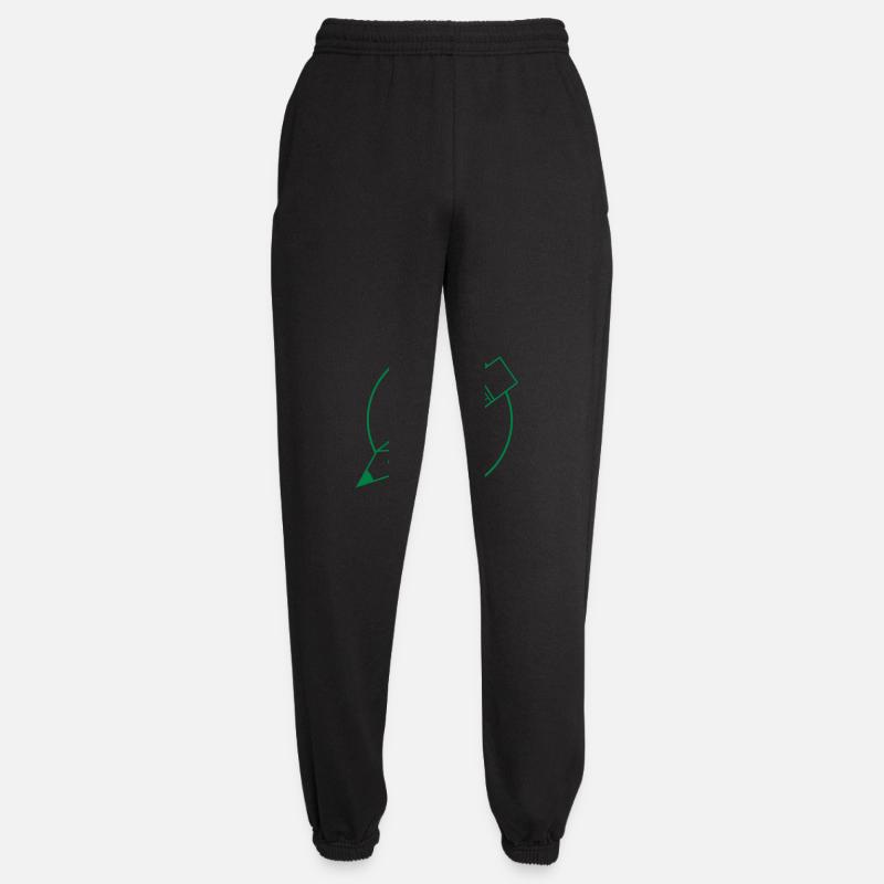 pencil circle - Unisex Joggers - black