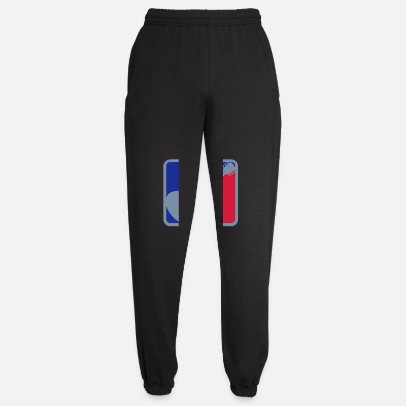 Red Blue Guitariste Guitare - Pantalon de jogging unisexe - noir