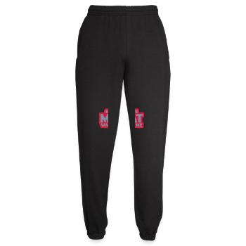 sorry cat was sitting - Unisex Joggers - black - Front - AI Model Female 172 light (172cm)